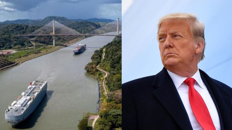 Donald Trump junto al BlackRock decidió recuperar el control del canal de Panamá. 