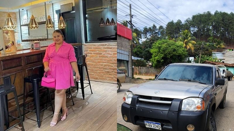Evidencia vehículo asesinato Emely Varela