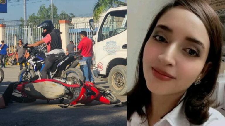 La joven madre se trasladaba hacia su trabajo cuando ocurrió el trágico accidente.