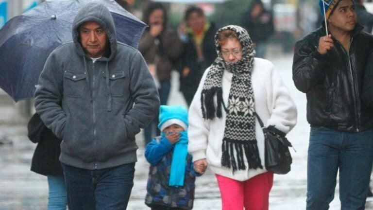 El frente frío provocará lluvias y descenso térmico en varias regiones del país.