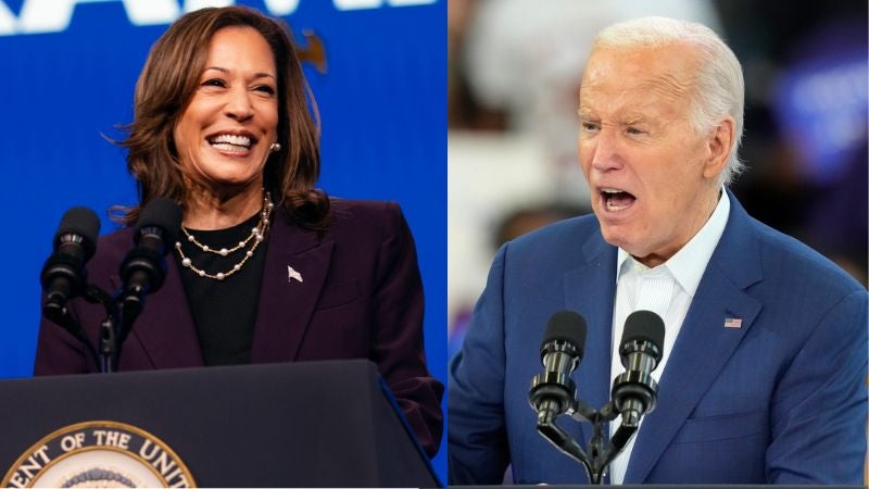 Kamala Harris y Joe Biden