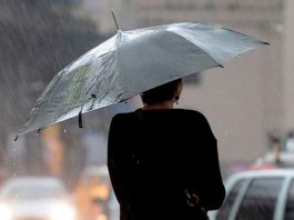 Lluvias débiles