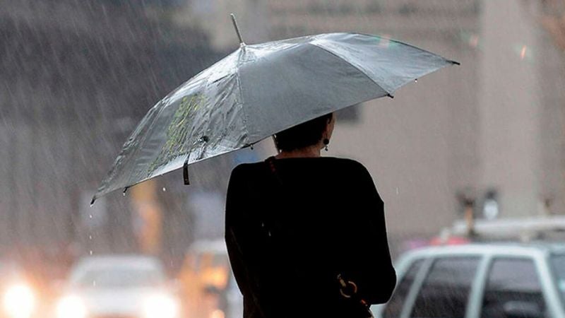 Lluvias débiles