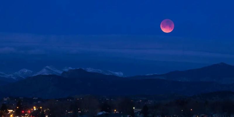 Eclipse lunar total hará que la luna se ponga roja en Honduras