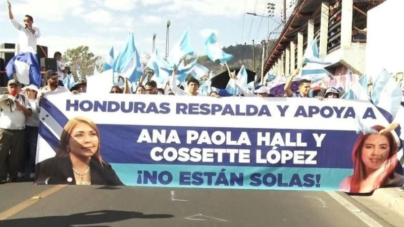 movilización consejeras del CNE 