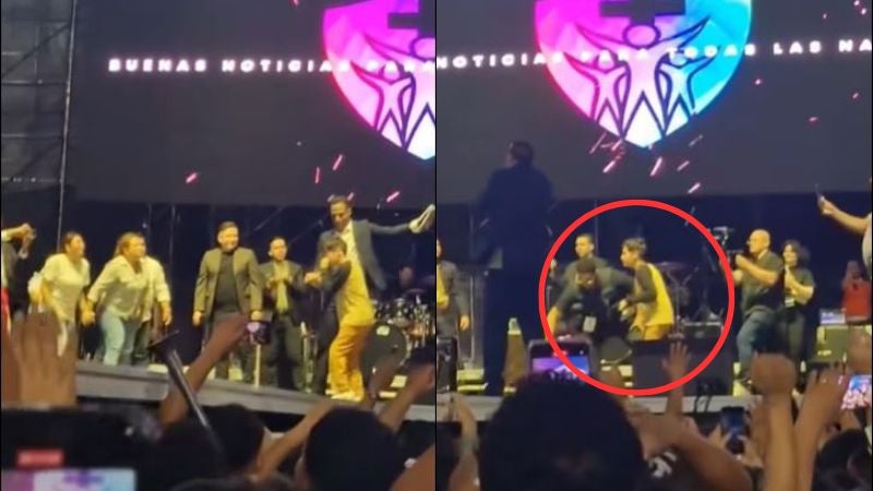 Niño camina por primera vez en concierto cristiano
