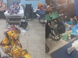 Así se encuentra la sala de emergencia del Hospital Escuela