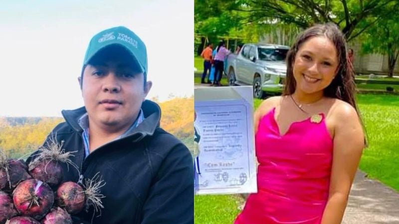 Pareja muerta en Comayagua