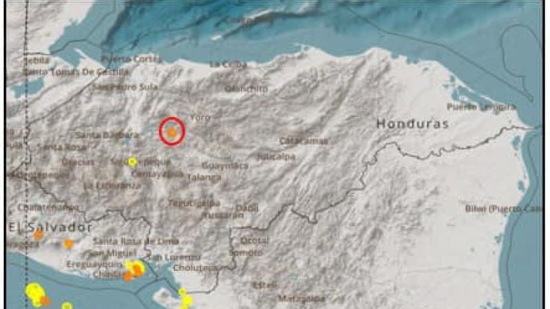 Sismos Honduras enero febrero