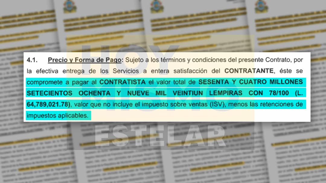 Contrato entre el CNE y empresa de transporte