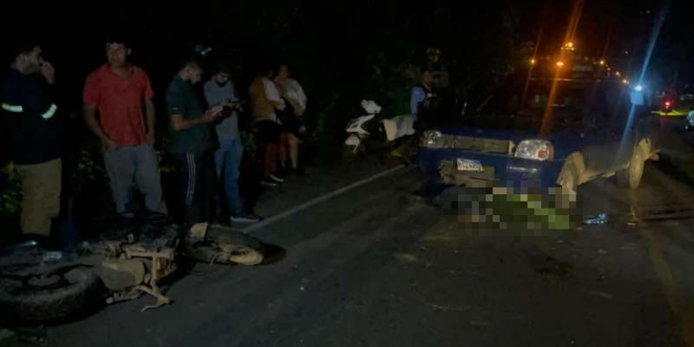 Joven motociclista muere por accidente de tránsito en Santa Cruz de Yojoa