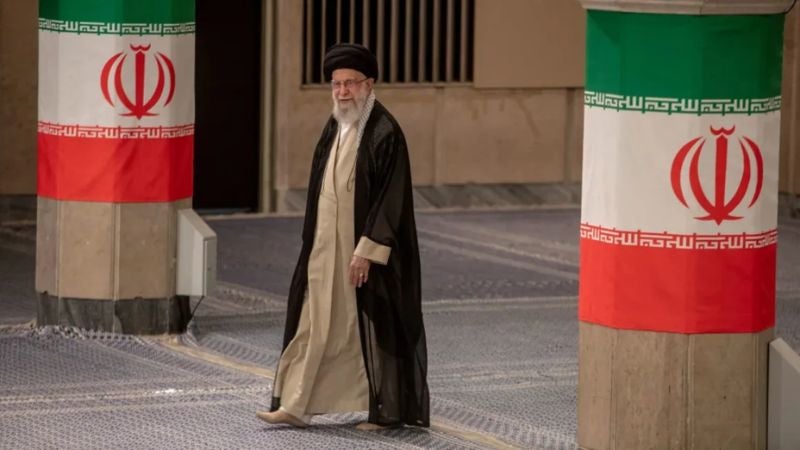 Líder iraní, el ayatolá Alí Jamenei.