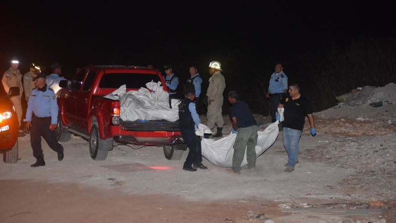 víctimas masacre La Cañada