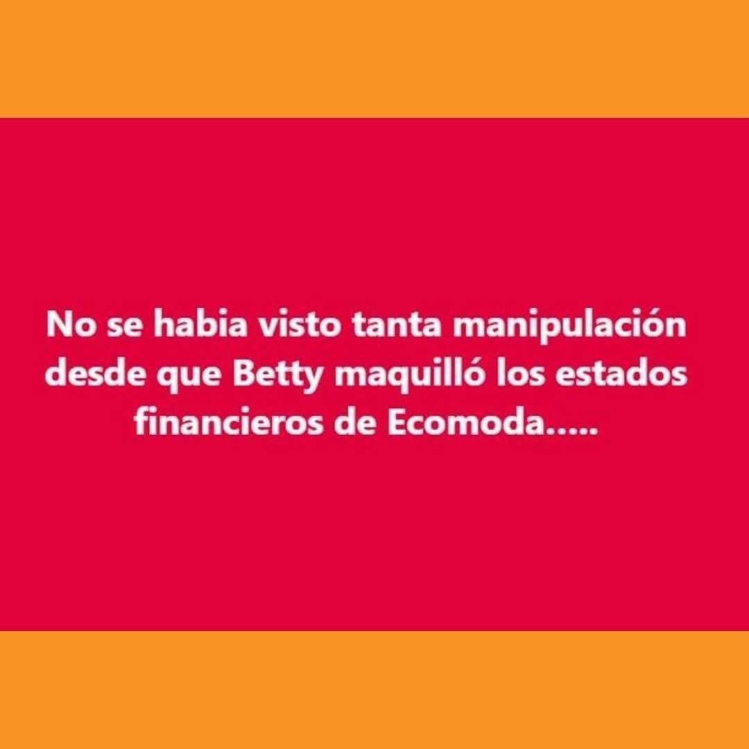 Hasta a Betty la fea mencionaron. 