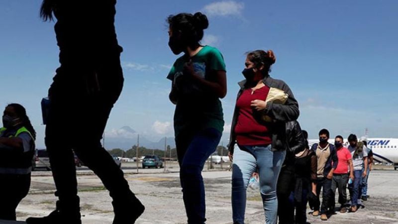 hondureños retornados en 2025