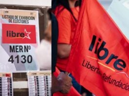 votos no válidos de Libre