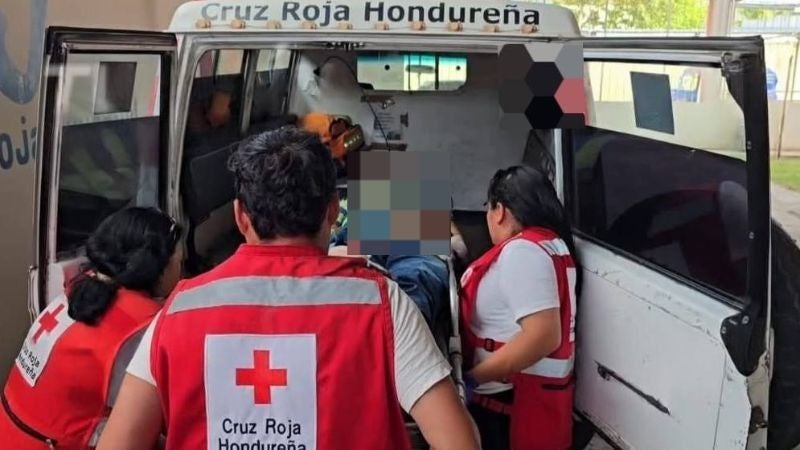 Busito de accidente en Copán