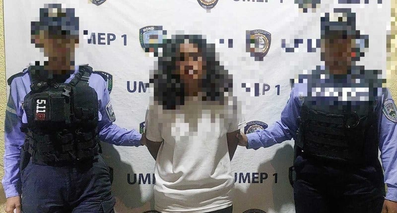 Por incendiar una cuartería mujer Tegucigalpa