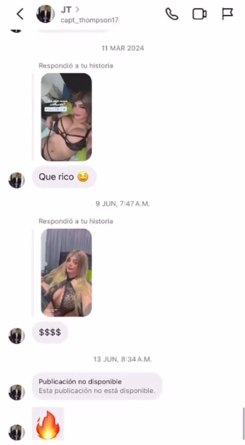 Ex de Alejandra Rubio conversaciones