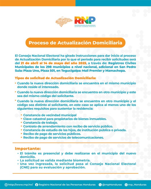 Comunicado del RNP
