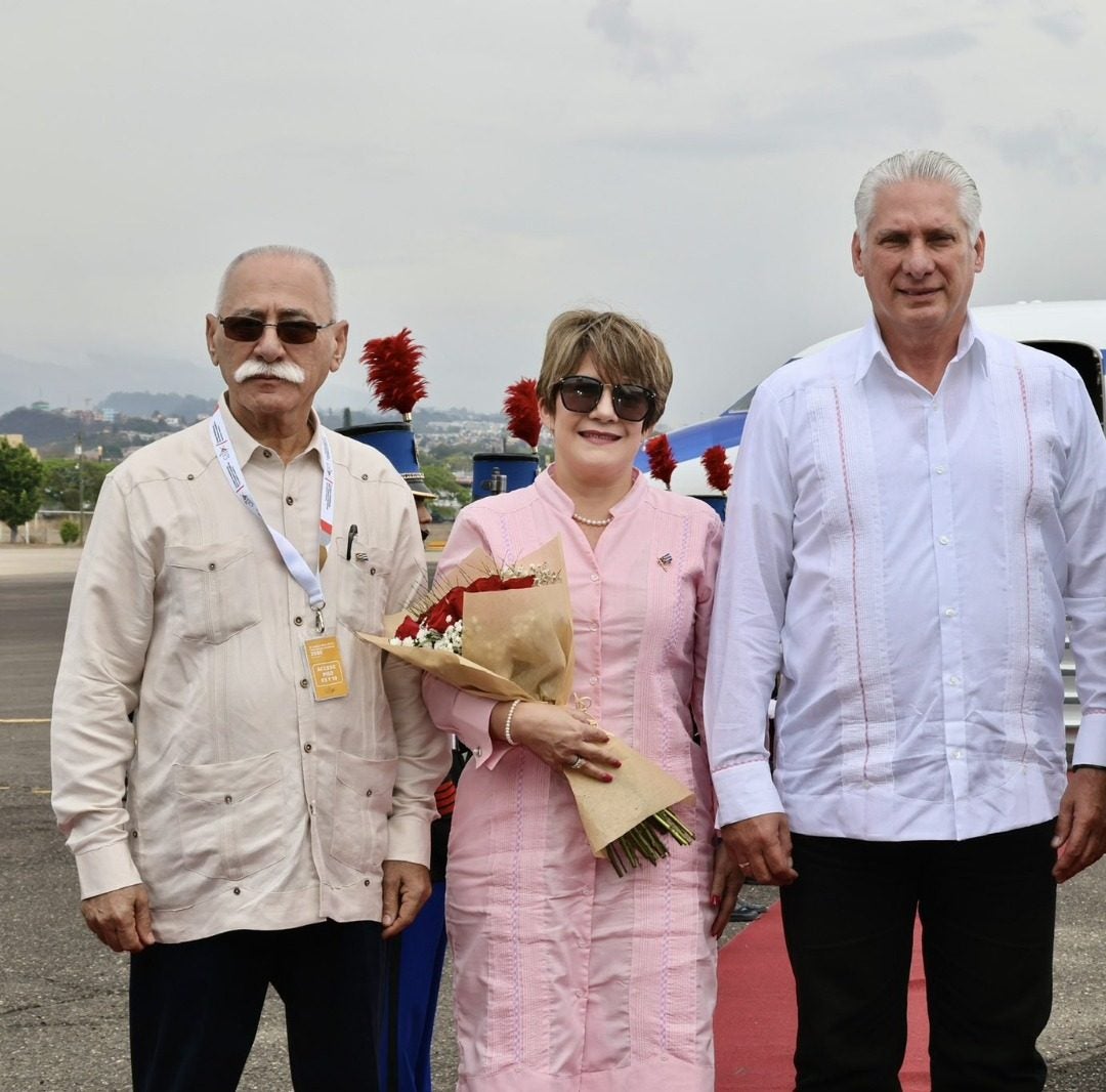 Presidente de Cuba en Honduras.