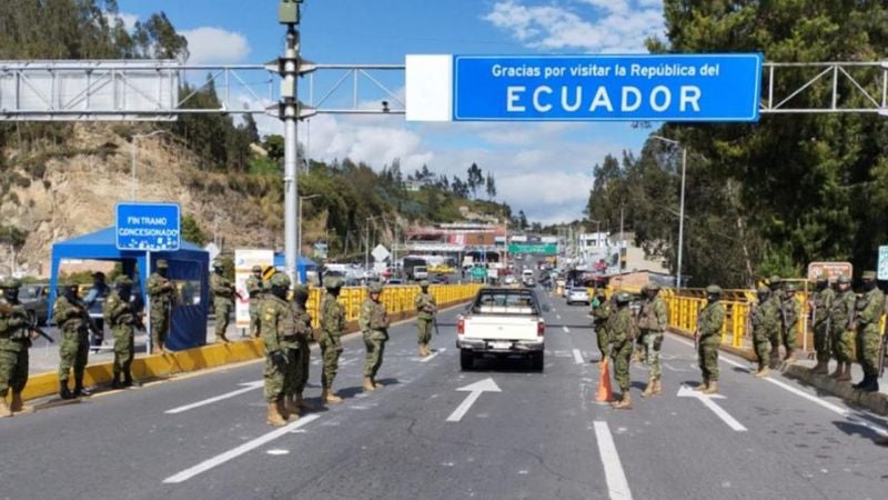 Ecuador cierra sus fronteras terrestres a extranjeros por elección presidencial