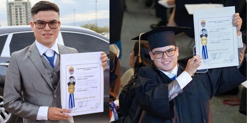 Hondureño logra título universitario con Magna Cum Laude gracias a "Free Fire"