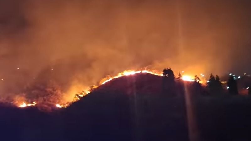 Incendio en El Sitio