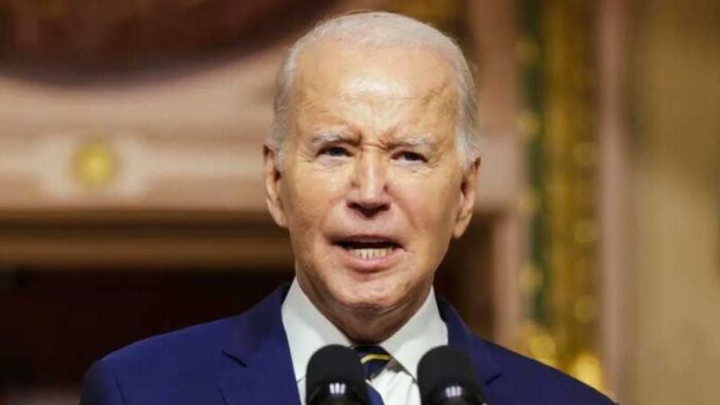 Biden critica los recortes de Trump en su primer discurso desde que dejó el poder