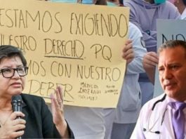 Ante lenguaje despectivo de la ministra Paredes, Secretaría de la Presidencia interviene en diálogos con médicos