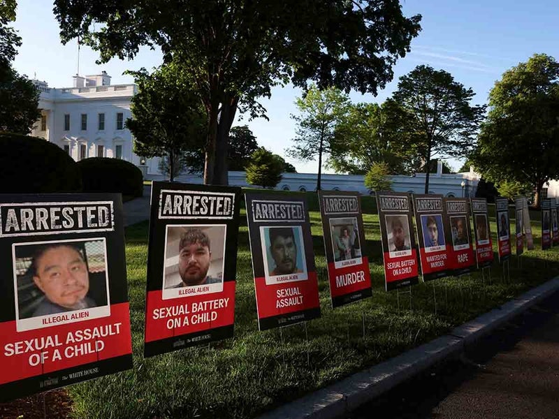 Jardines de la Casa Blanca inmigrantes