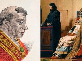 El Sínodo del Cadáver: papa muerto