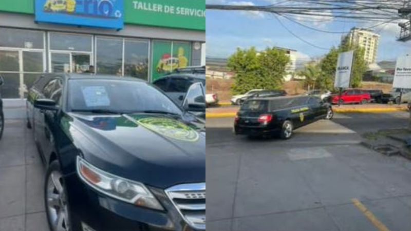 Policía Nacional Carroza fúnebre