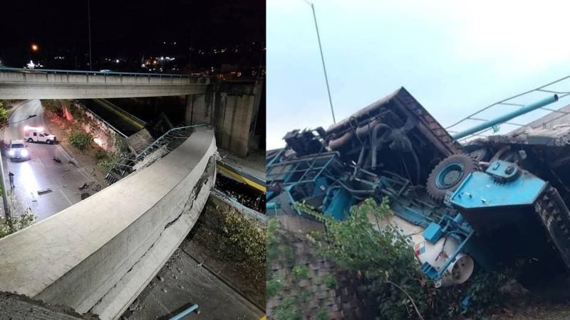 Zablah colapso del puente Papi a la orden