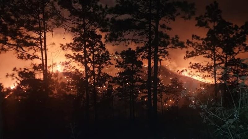 incendio en Triquilapa