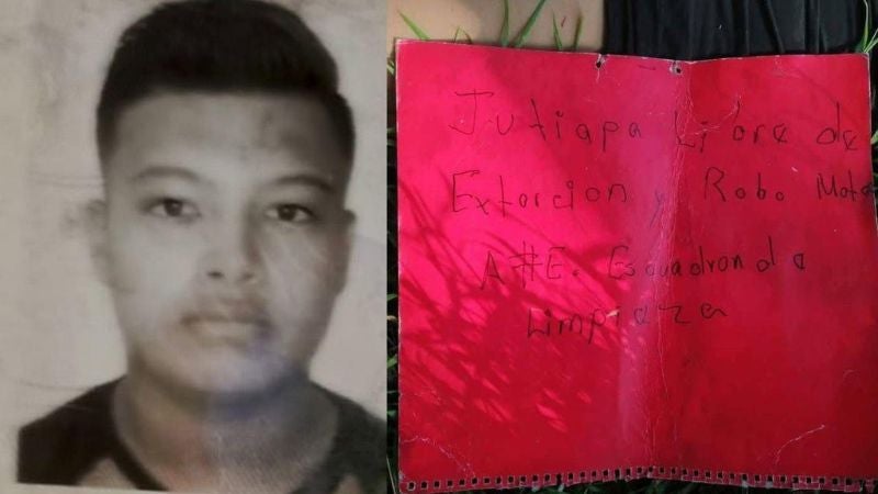 joven muertO Atlántida