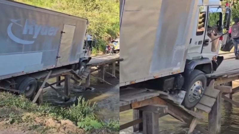 camión destruye puente Patuca