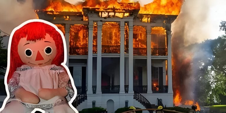Trasladan a la muñeca "Annabelle" y ocurre un incendio en su nuevo destino: ¿coincidencia o maldición?