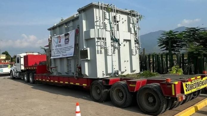 Instalación de transformadores apagones
