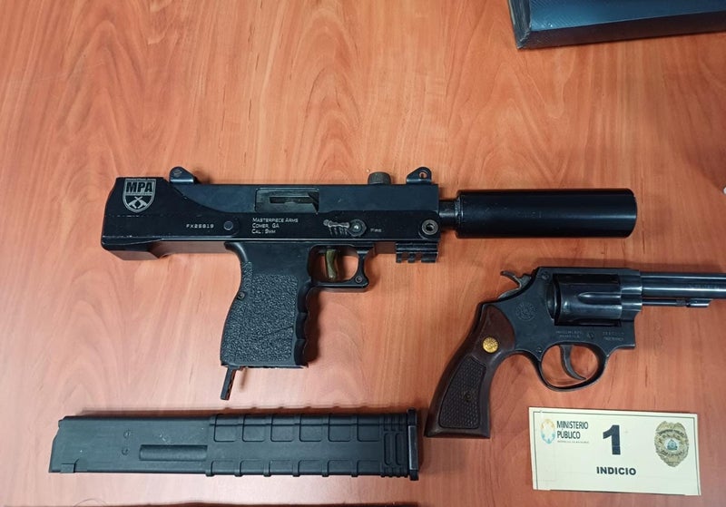 decomisan armas ocultas Puerto Cortés