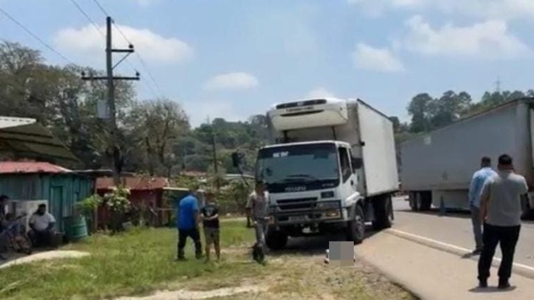 Hombre muere atropellado en Santa Cruz de Yojoa