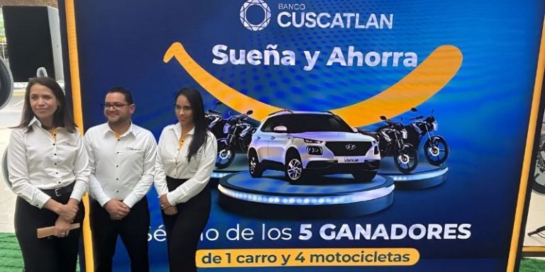 Banco CUSCATLÁN premiará a sus ahorradores con carro del año y motocicletas AKT