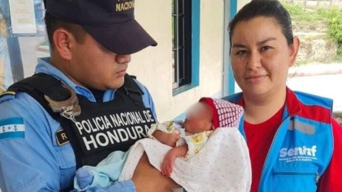 Bebé abandonado San Jeronimo Copán