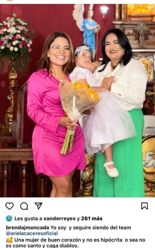 Brenda Moncada sobre Cesia y Ariela