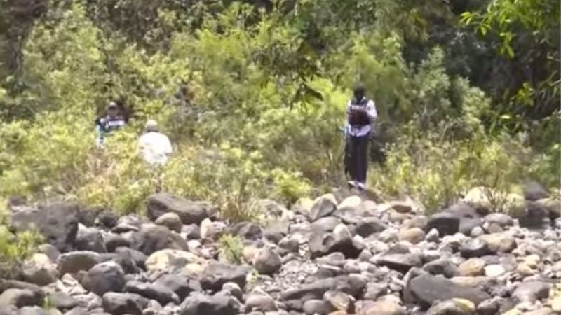 Cadáver flotando en río Guacerique