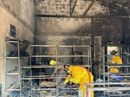 Incendio cohetería Quimistán Santa Bárbara