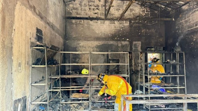 Incendio cohetería Quimistán Santa Bárbara