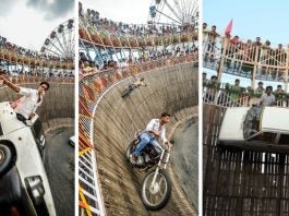 Fotógrafo Pozo de la Muerte” en la India