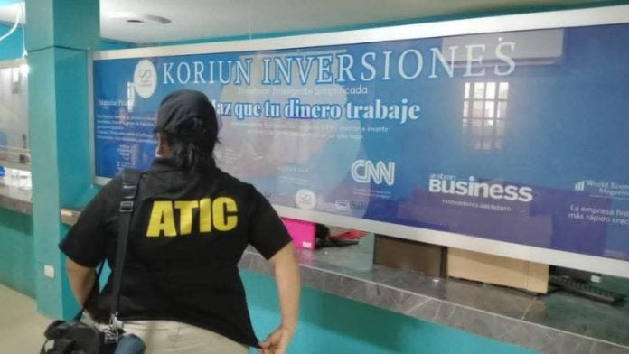 Señalan fallas en el procedimiento de intervención en Koriun Inversiones