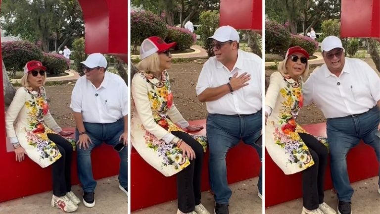 VIDEO: "Florecita de mi vida" alcalde Aldana le canta a Laura Bozzo